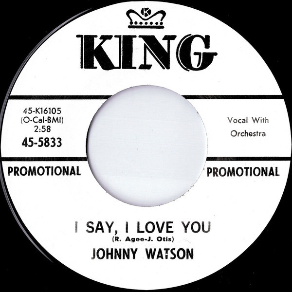Watson ,Johnny - I Say I love You + 1